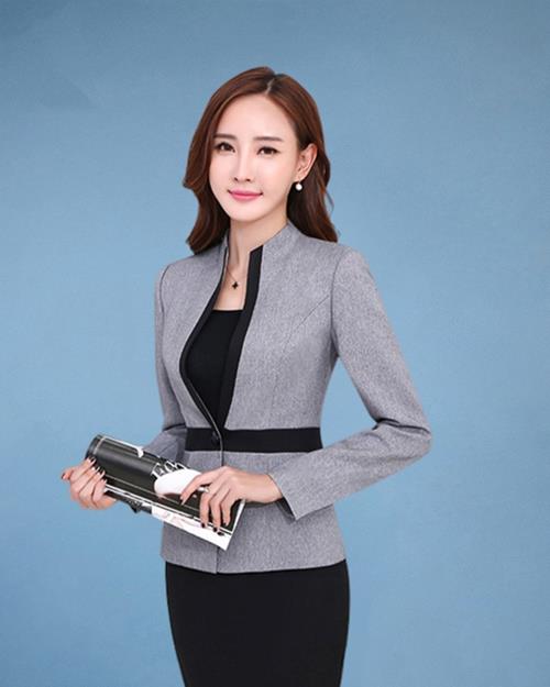 Đồng phục vest nữ công sở kiểu Hàn Quốc