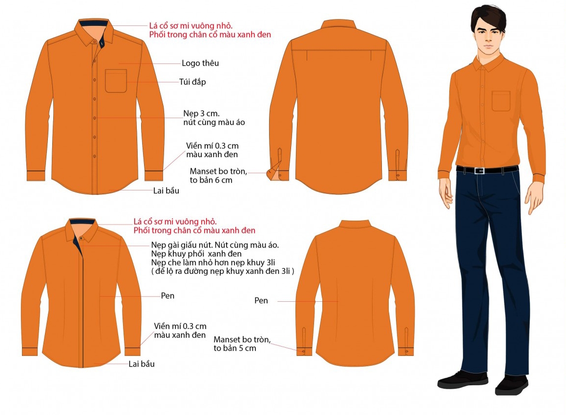Quy trình May Áo Sơ Mi Chuẩn Chỉnh tại Xưởng may Trang Anh
