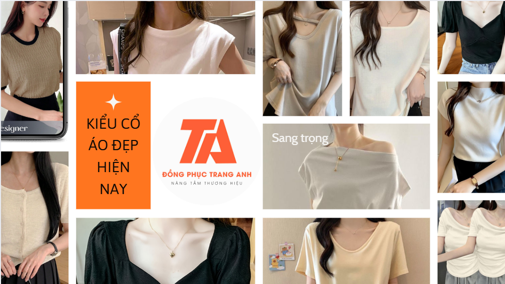 Top 5 kiểu áo cổ tròn nữ đẹp hiện nay