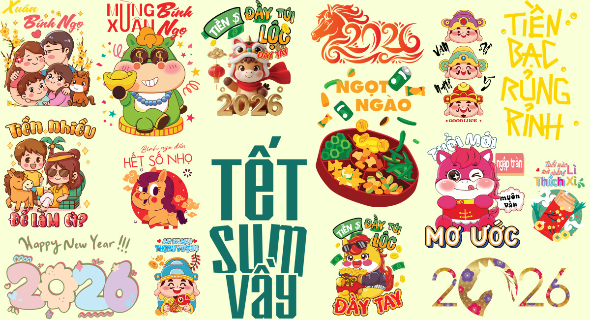 99+ Mẫu Logo Hình In Tết Lên Áo Thun 2026