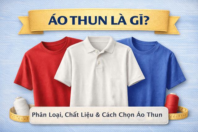 Áo Thun Là Gì? Phân Loại, Chất Liệu & Cách Chọn Áo Thun Đồng Phục