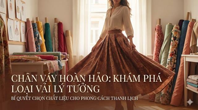 Top 5 loại vải may chân váy đẹp hiện nay