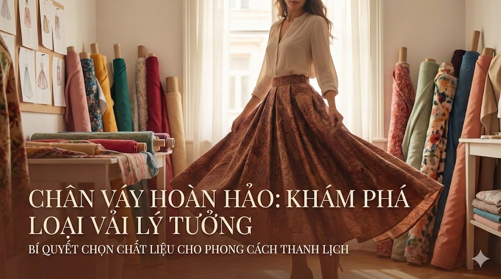 Top 5 loại vải may chân váy đẹp hiện nay