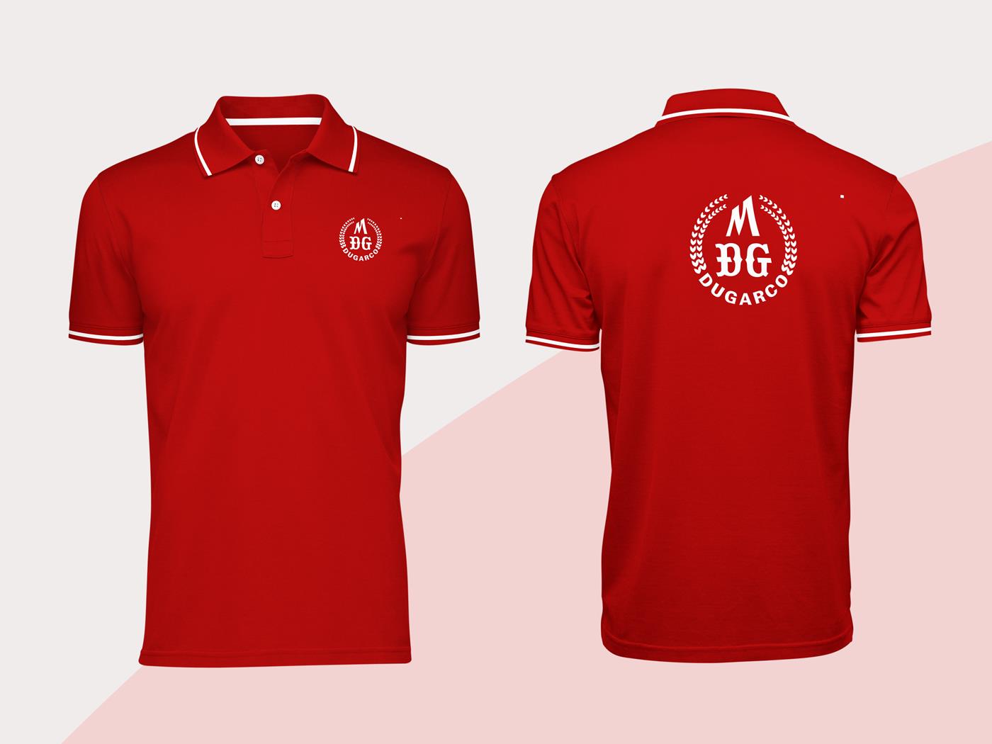 10+ Mẫu Hình Đồng Phục Áo Thun Màu Đỏ Đô