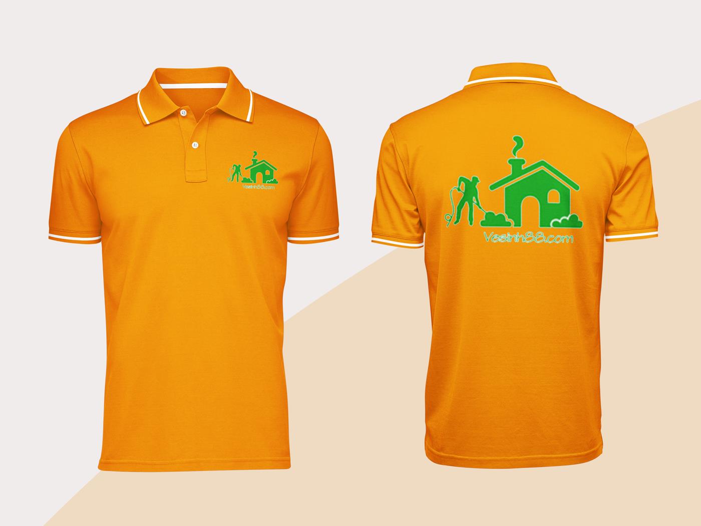 96+ Mẫu Hình Đồng Phục Áo Thun Màu Cam