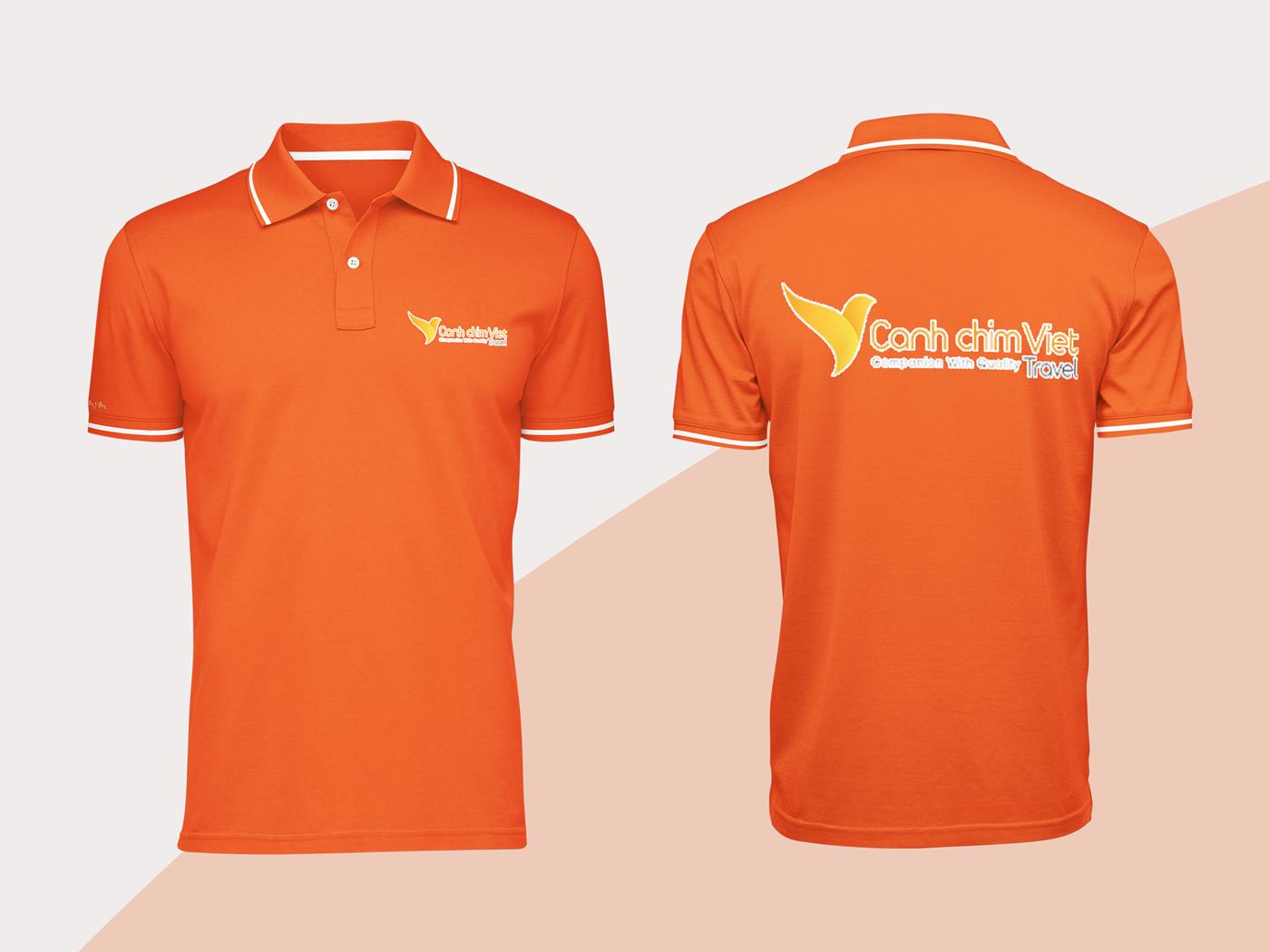 96+ Mẫu Hình Đồng Phục Áo Thun Màu Cam