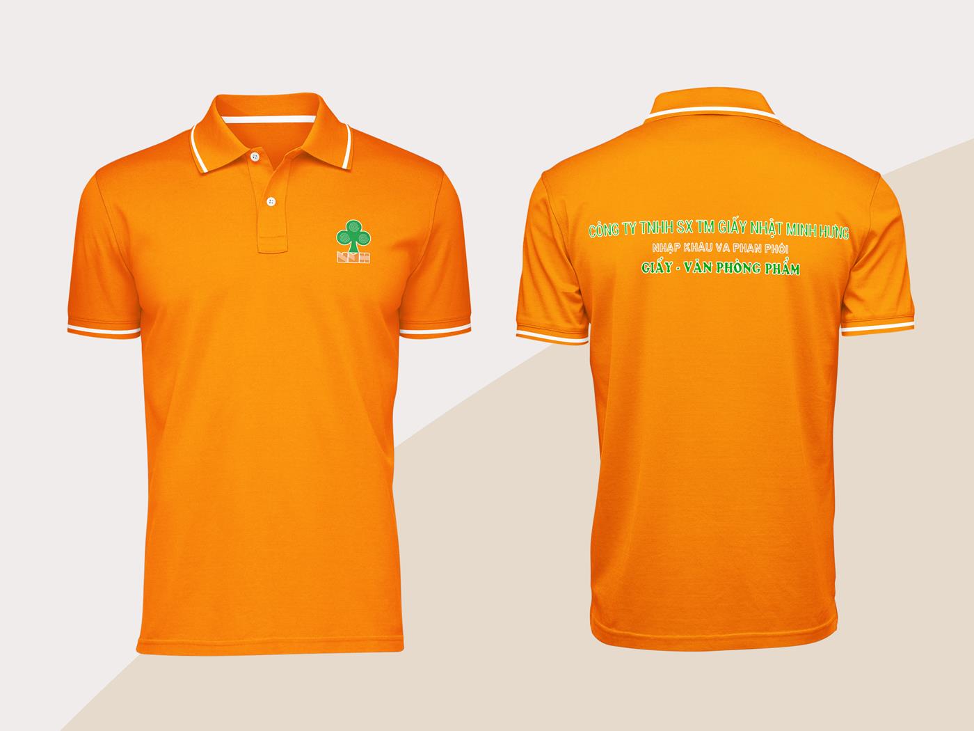 96+ Mẫu Hình Đồng Phục Áo Thun Màu Cam