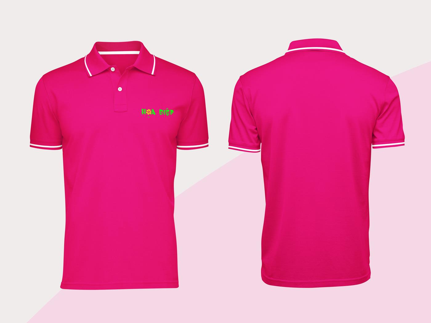 16+ Mẫu Hình Đồng Phục Áo Thun Màu Hồng