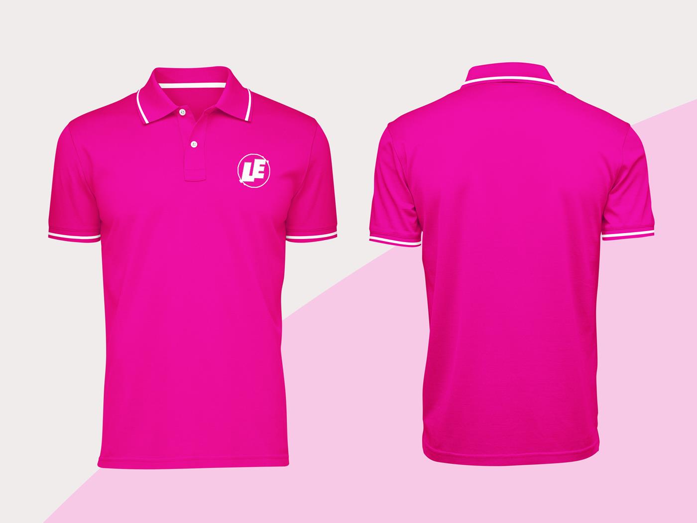 16+ Mẫu Hình Đồng Phục Áo Thun Màu Hồng