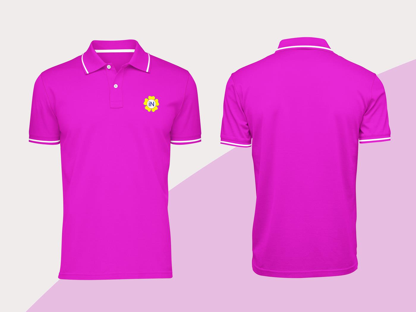 16+ Mẫu Hình Đồng Phục Áo Thun Màu Hồng