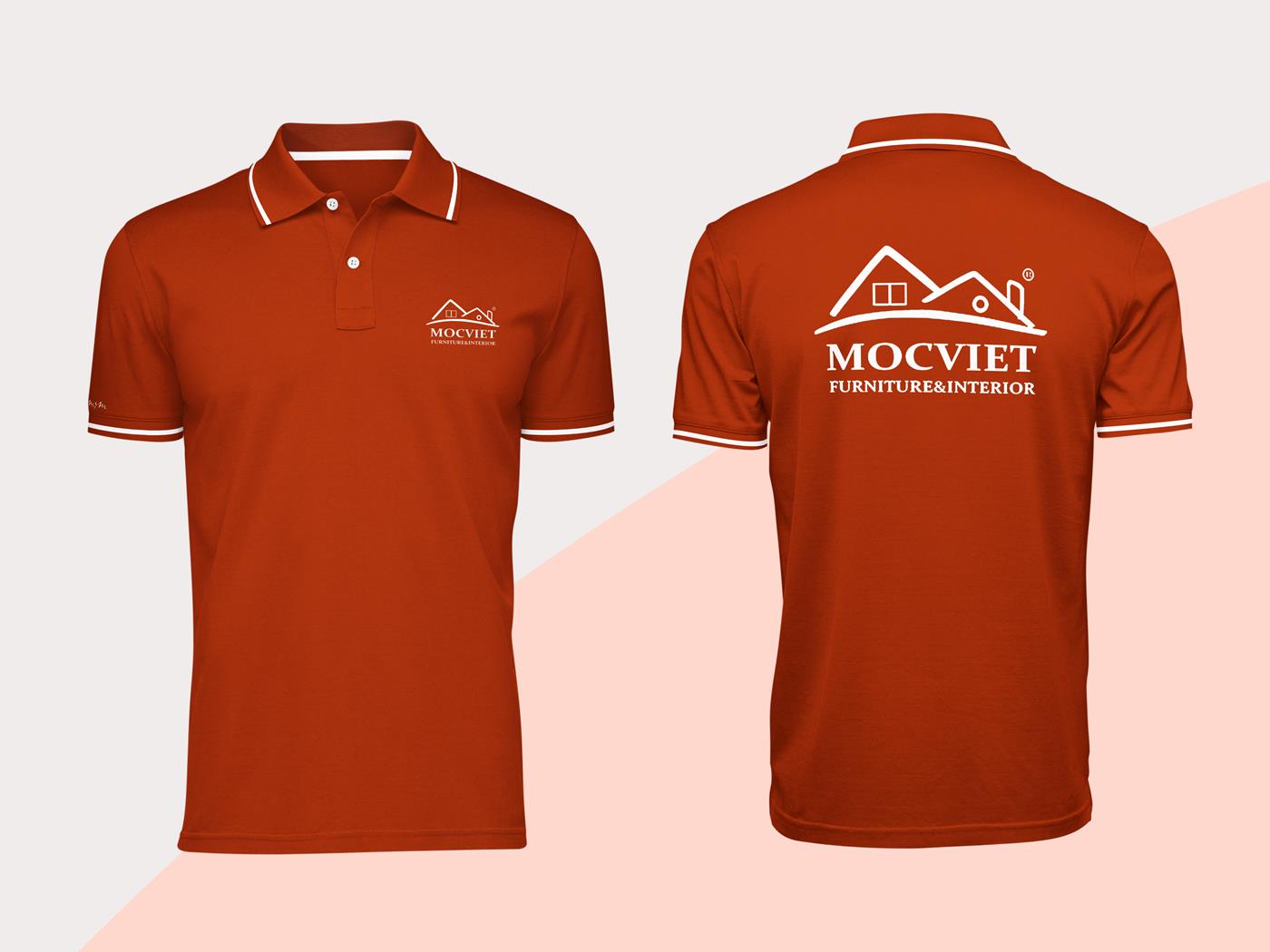 9+ Mẫu Hình Đồng Phục Áo Thun Màu Nâu