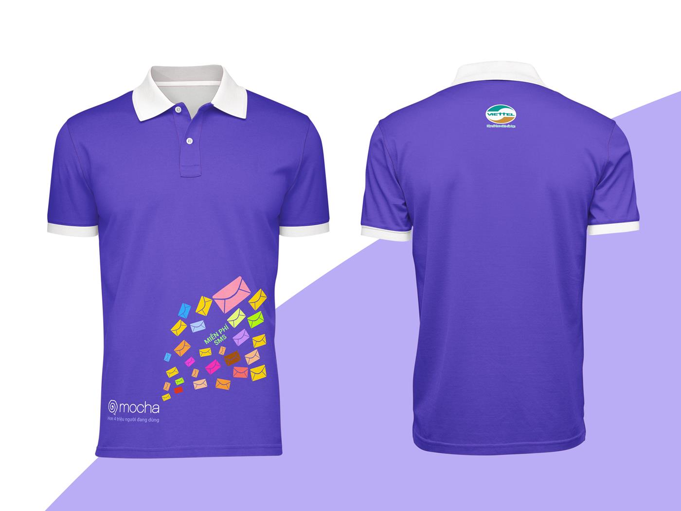 8+ Mẫu Hình Đồng Phục Áo Thun Màu Tím