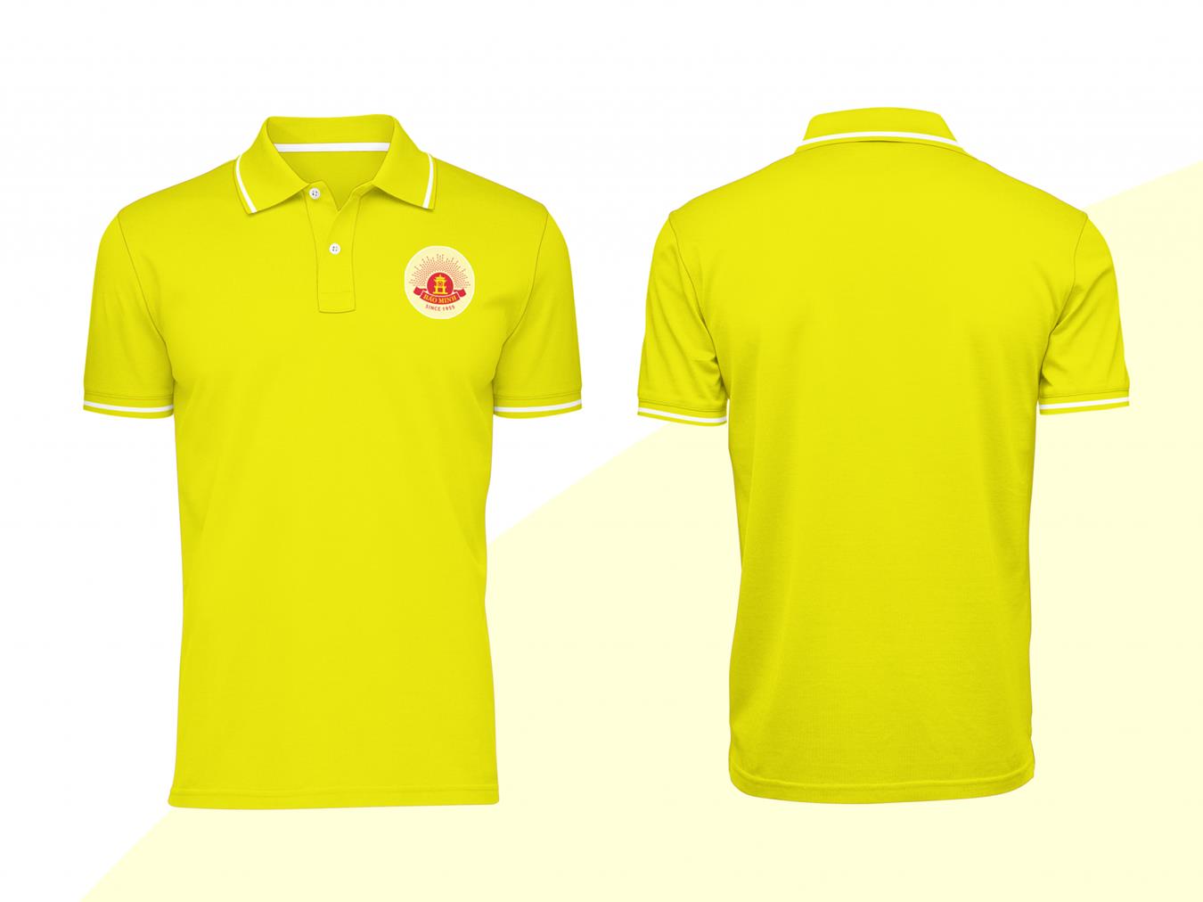114+ Mẫu Hình Đồng Phục Áo Thun Màu Vàng