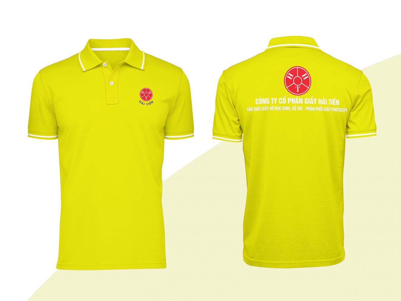 114+ Mẫu Hình Đồng Phục Áo Thun Màu Vàng