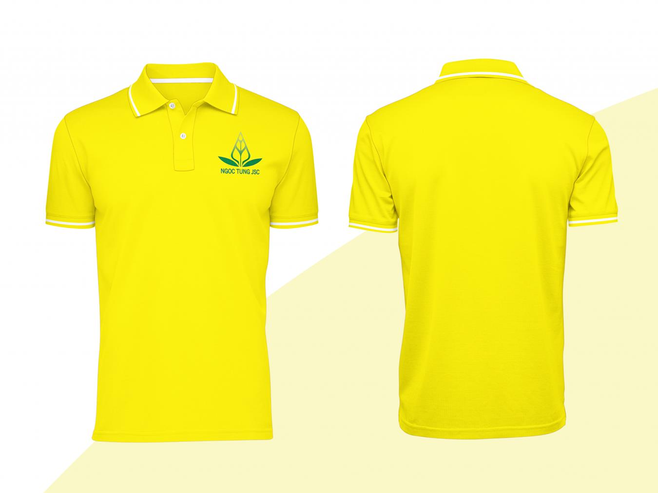 114+ Mẫu Hình Đồng Phục Áo Thun Màu Vàng