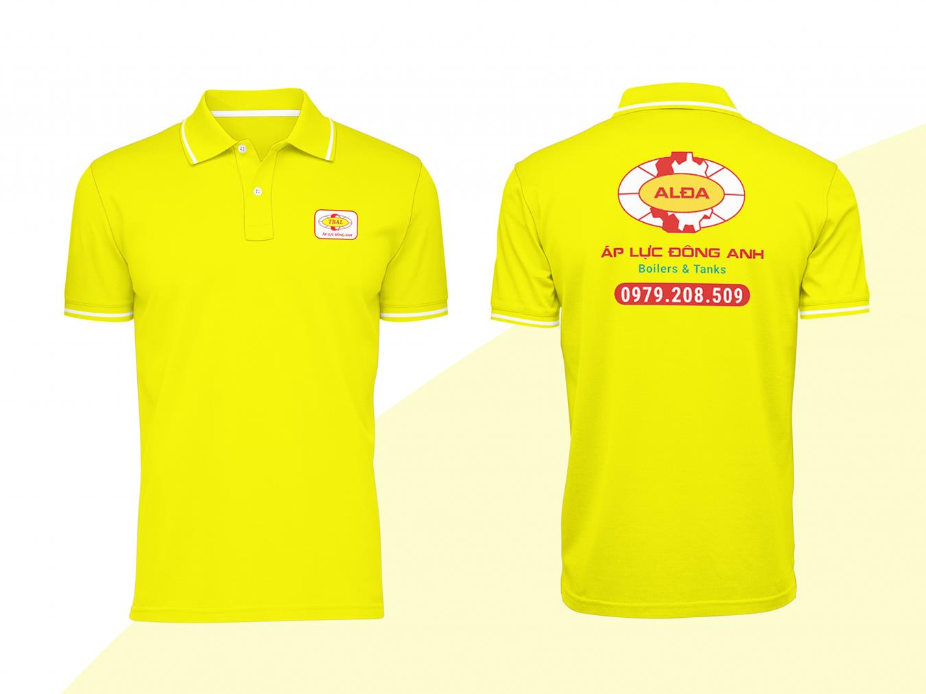 114+ Mẫu Hình Đồng Phục Áo Thun Màu Vàng