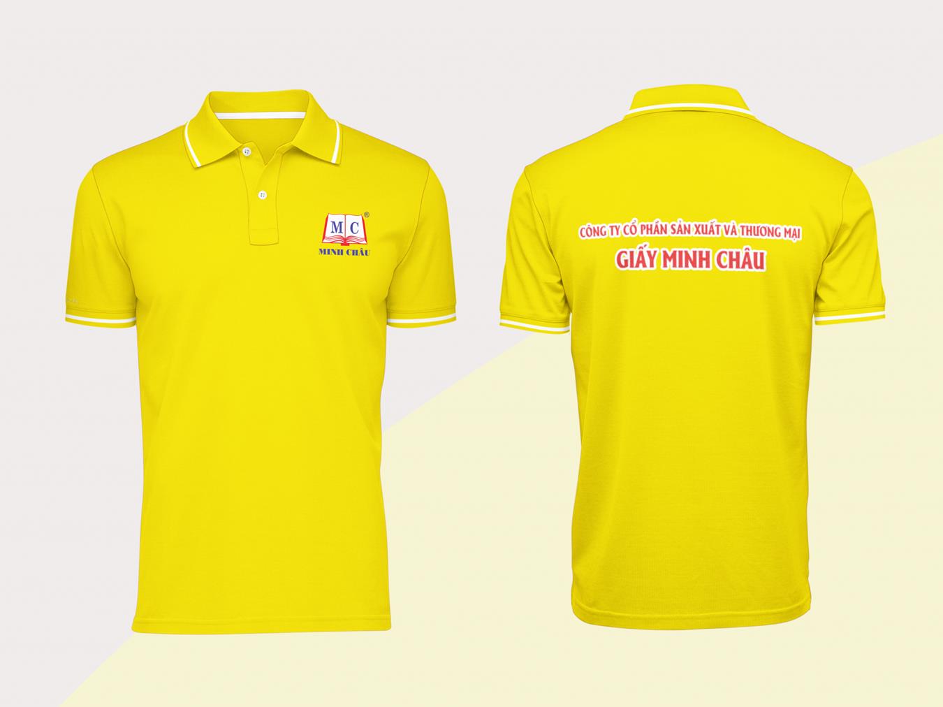 114+ Mẫu Hình Đồng Phục Áo Thun Màu Vàng