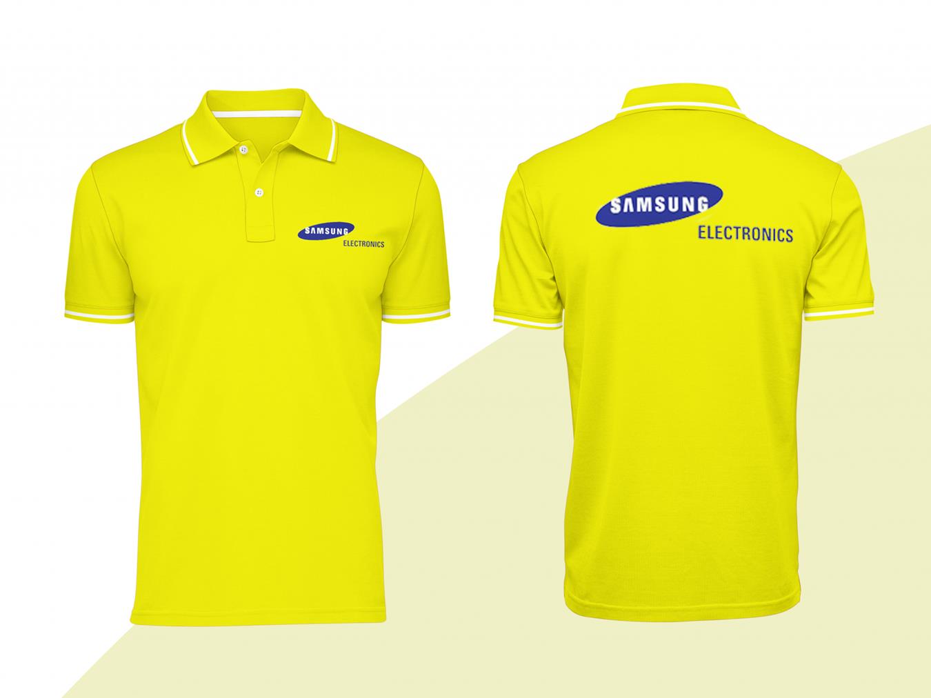 114+ Mẫu Hình Đồng Phục Áo Thun Màu Vàng