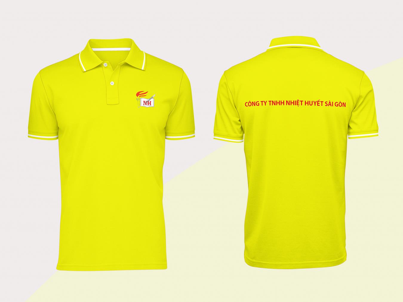 114+ Mẫu Hình Đồng Phục Áo Thun Màu Vàng