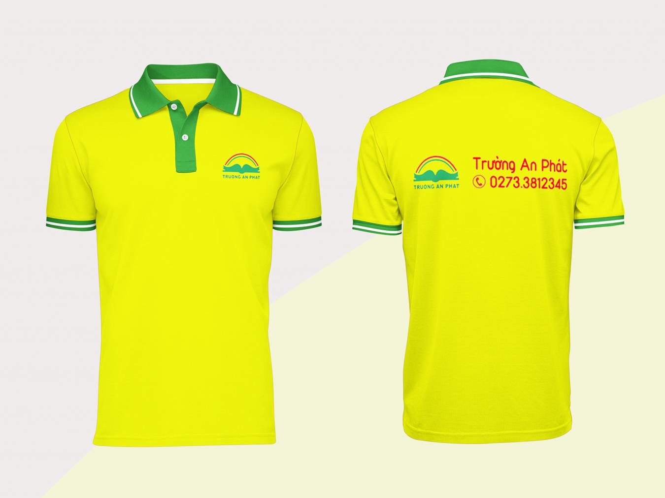 114+ Mẫu Hình Đồng Phục Áo Thun Màu Vàng