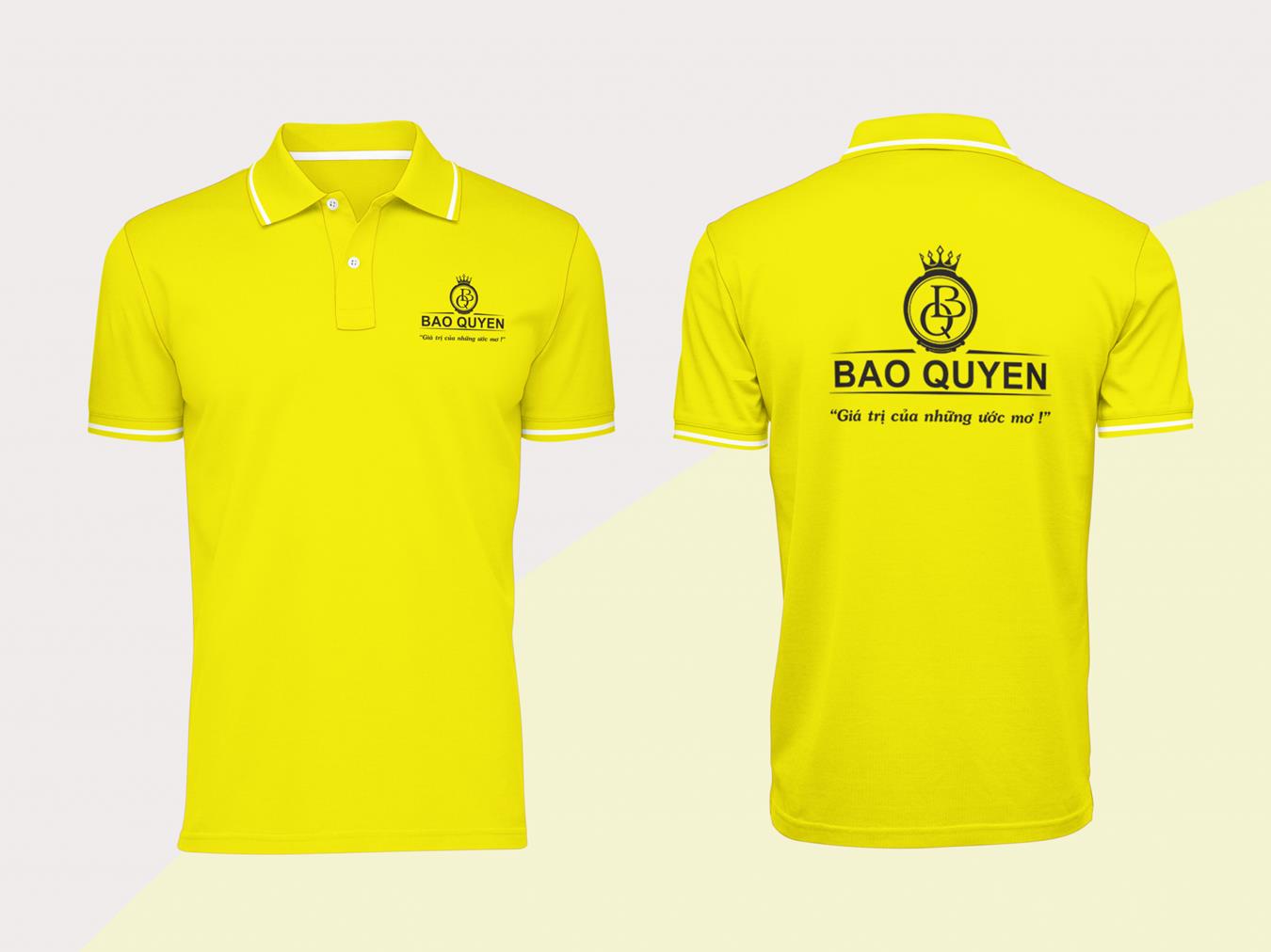 114+ Mẫu Hình Đồng Phục Áo Thun Màu Vàng