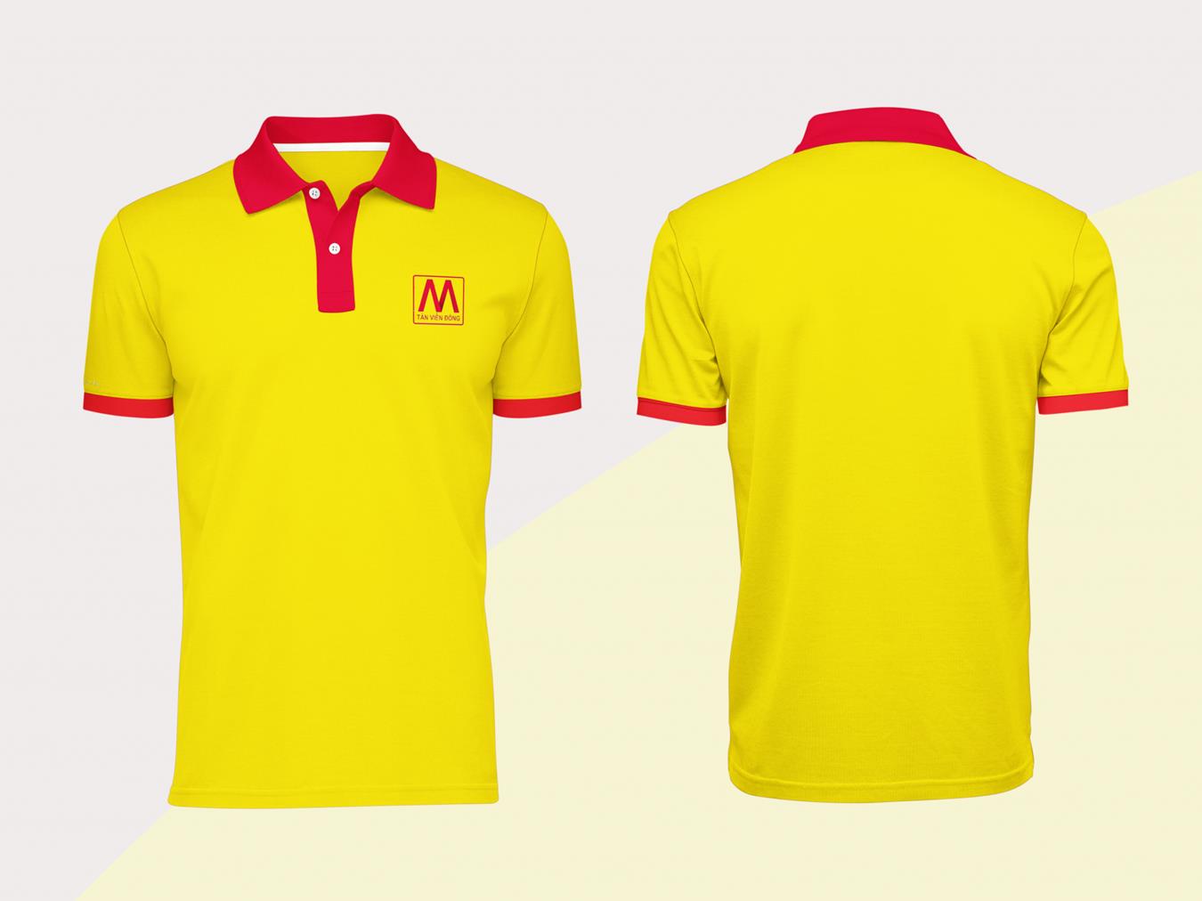 114+ Mẫu Hình Đồng Phục Áo Thun Màu Vàng