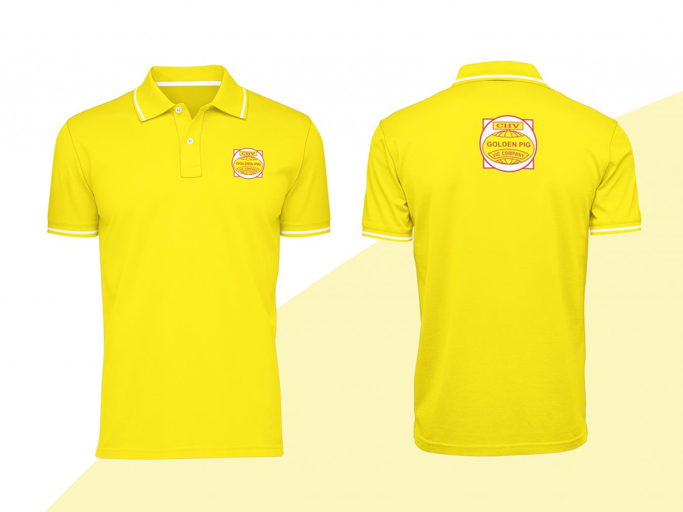 114+ Mẫu Hình Đồng Phục Áo Thun Màu Vàng
