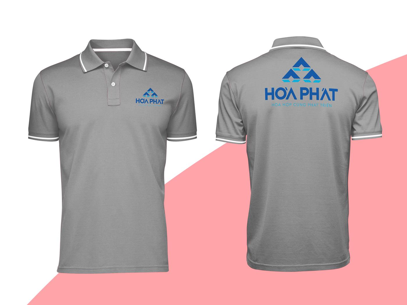 5+ Mẫu Hình Đồng Phục Áo Thun Màu Xám