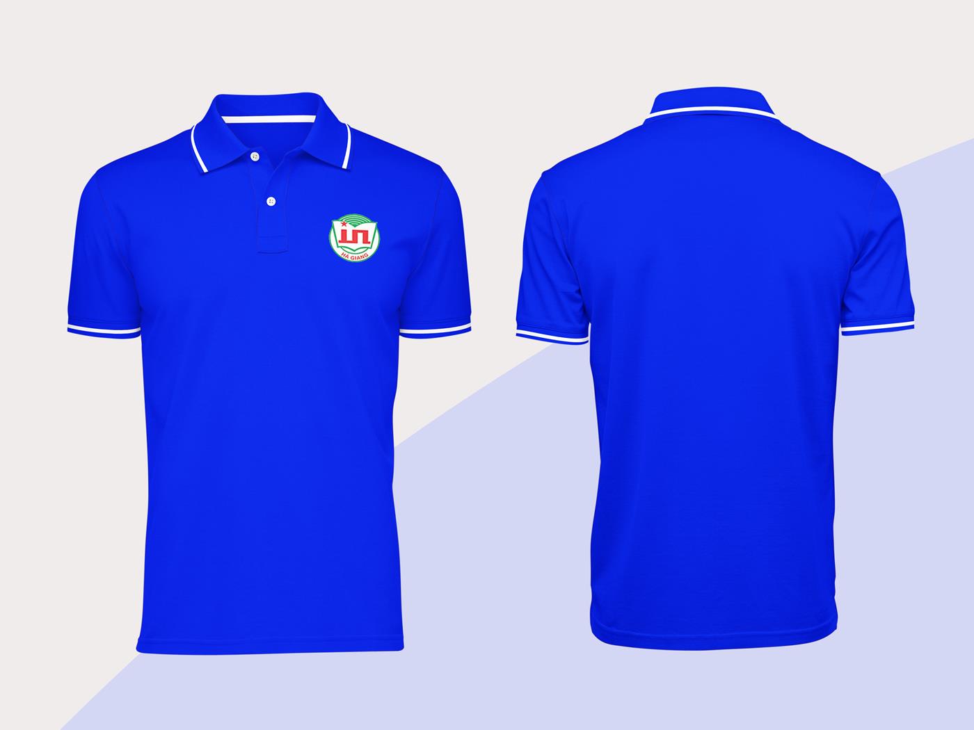 39+ Mẫu Hình Đồng Phục Áo Thun Xanh Dương