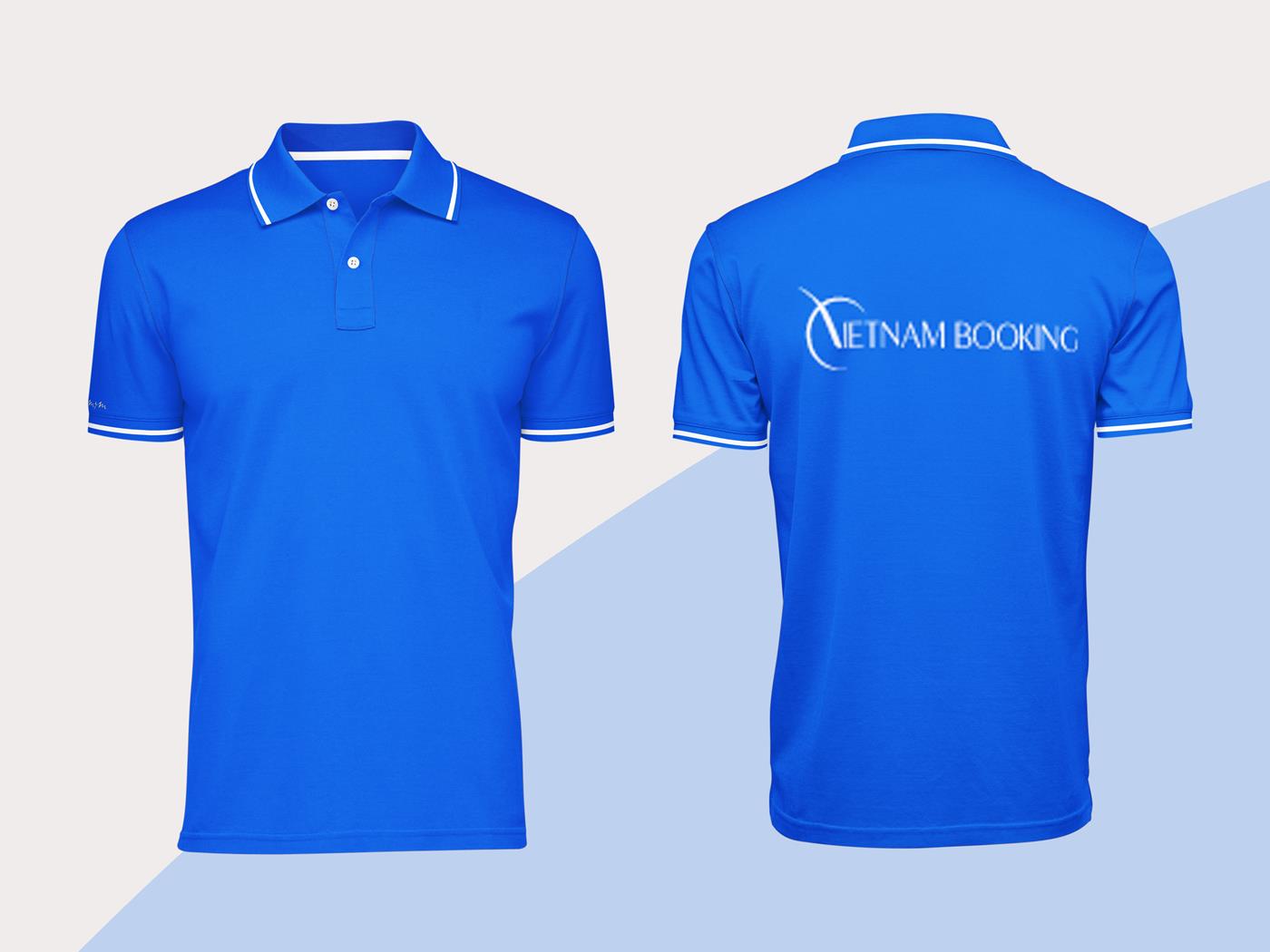 39+ Mẫu Hình Đồng Phục Áo Thun Xanh Dương