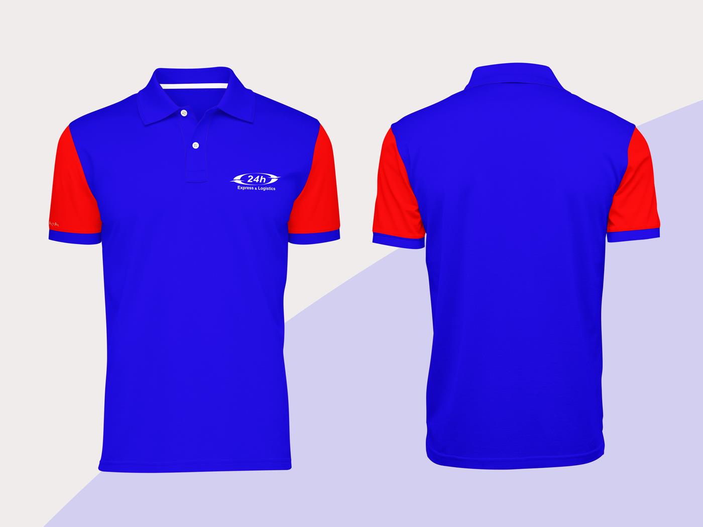 39+ Mẫu Hình Đồng Phục Áo Thun Xanh Dương