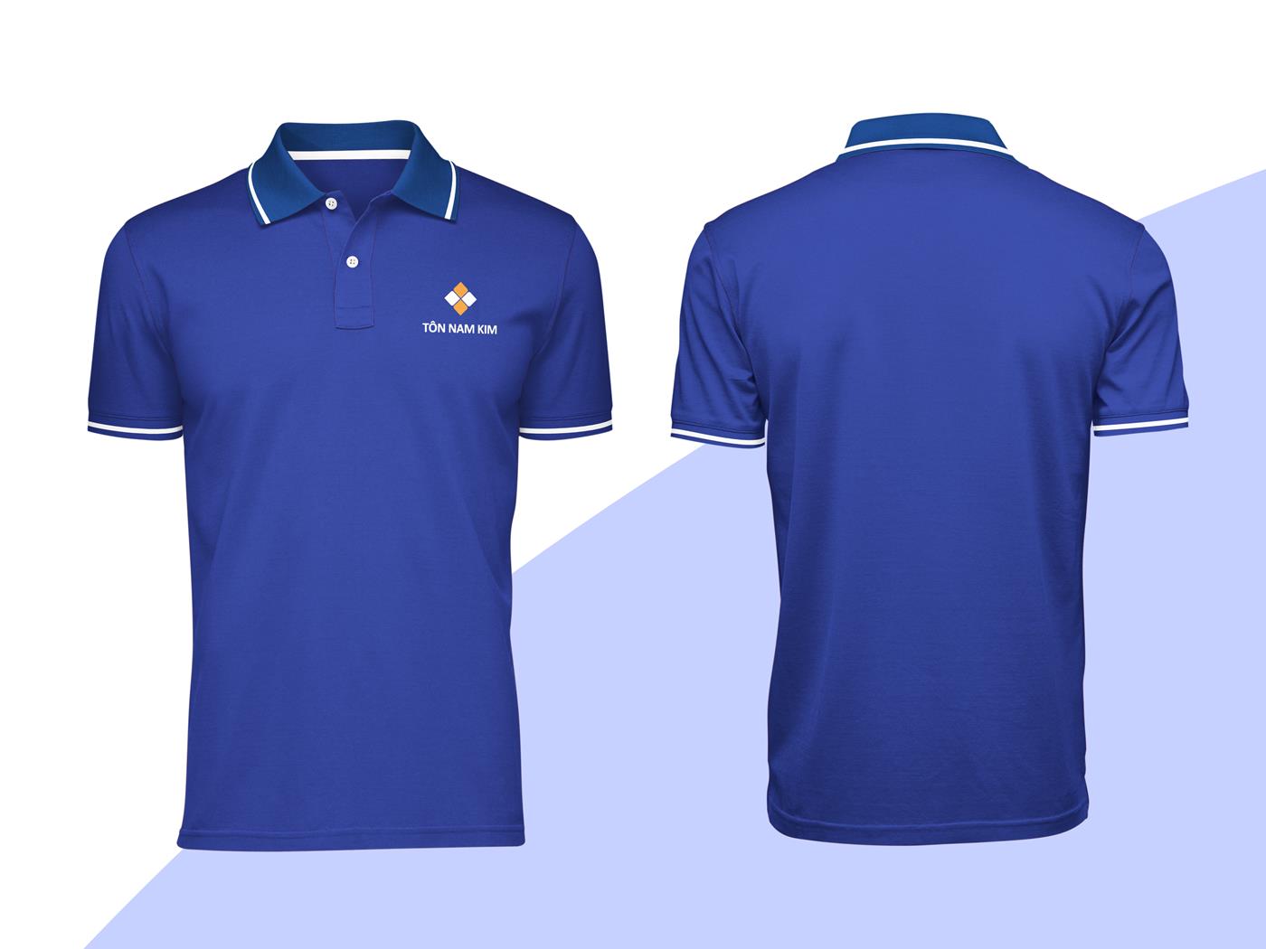 39+ Mẫu Hình Đồng Phục Áo Thun Xanh Dương