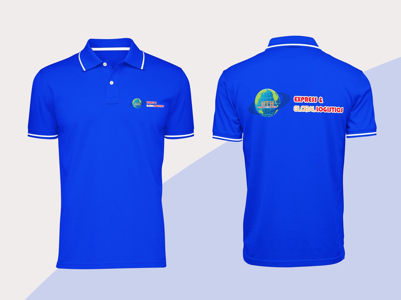 39+ Mẫu Hình Đồng Phục Áo Thun Xanh Dương