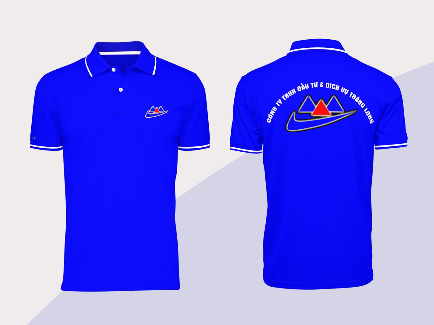 39+ Mẫu Hình Đồng Phục Áo Thun Xanh Dương