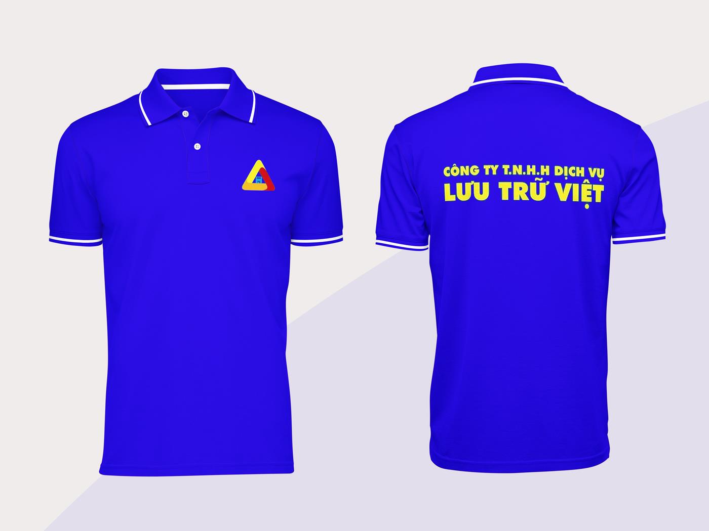 39+ Mẫu Hình Đồng Phục Áo Thun Xanh Dương