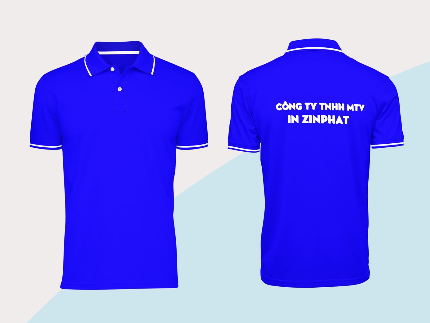 39+ Mẫu Hình Đồng Phục Áo Thun Xanh Dương