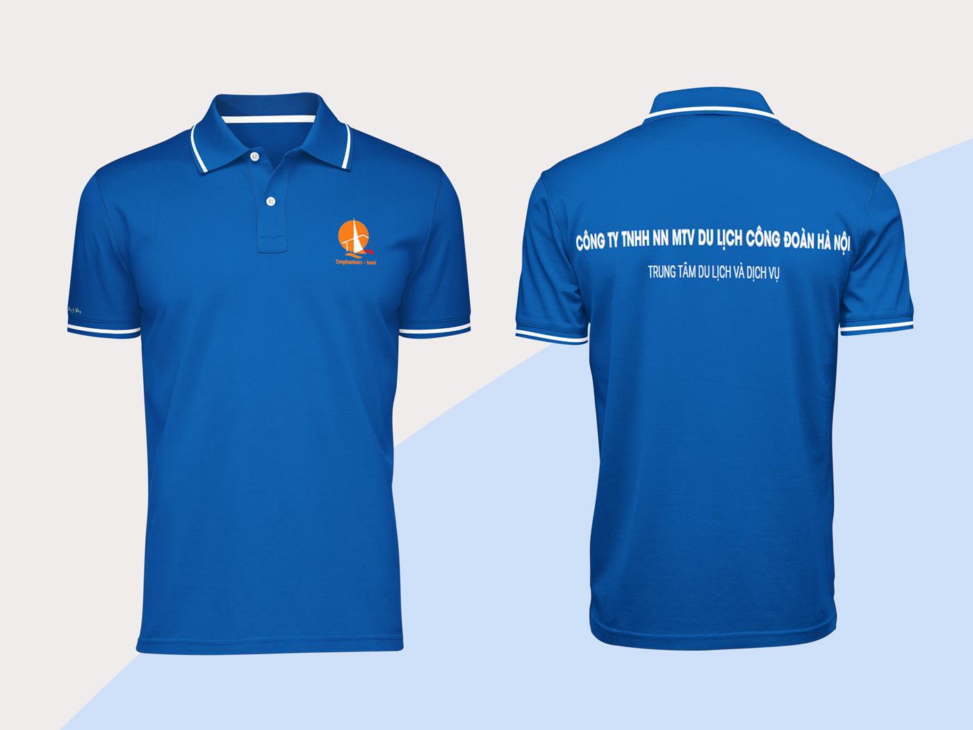 39+ Mẫu Hình Đồng Phục Áo Thun Xanh Dương