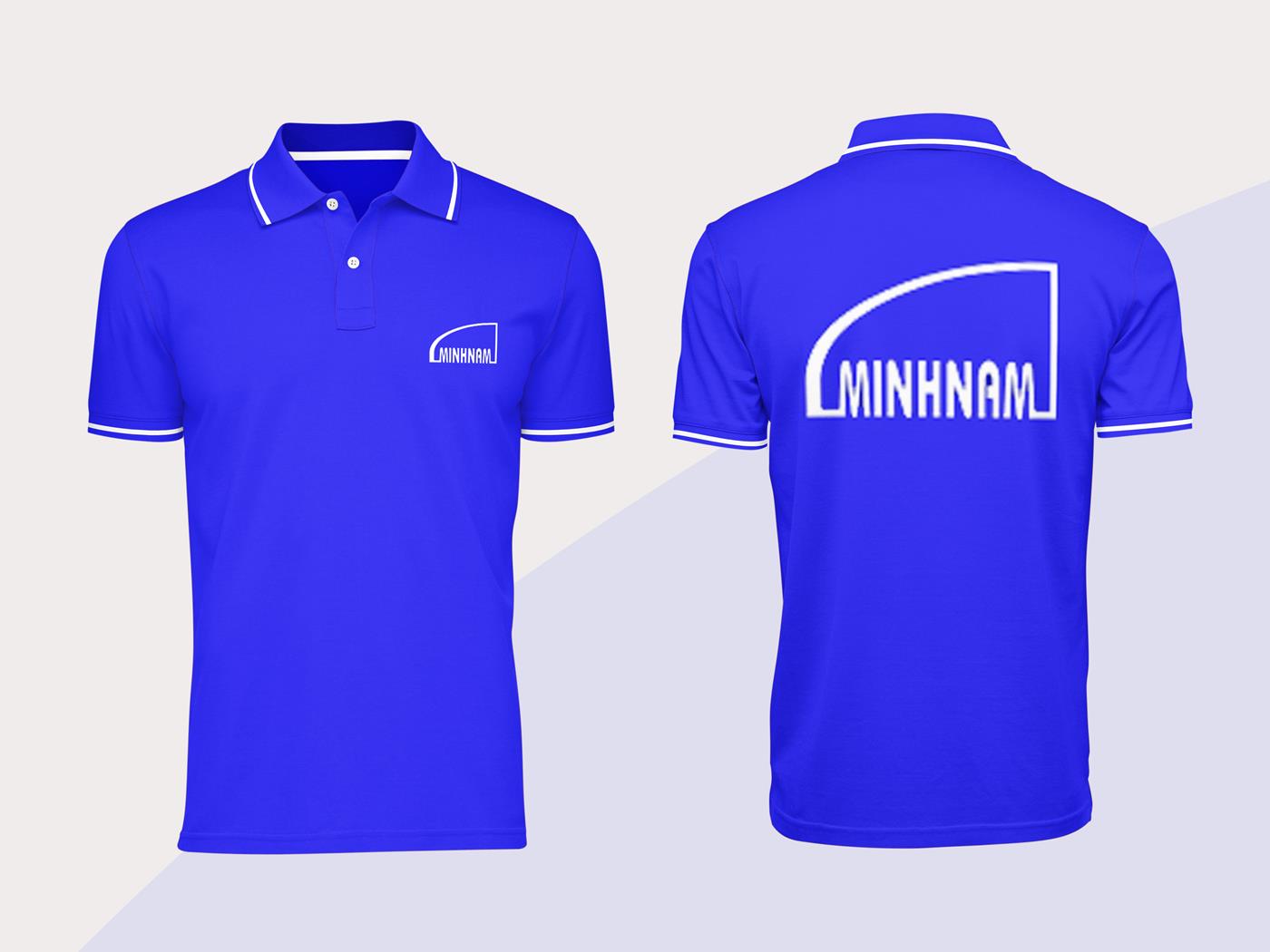 39+ Mẫu Hình Đồng Phục Áo Thun Xanh Dương