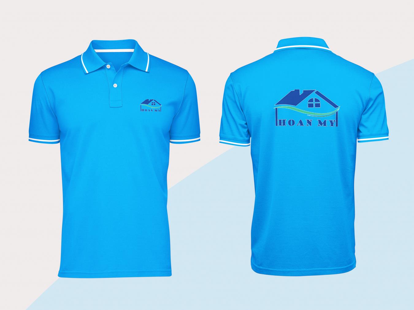 89+ Mẫu Hình Đồng Phục Áo Thun Màu Xanh Biển