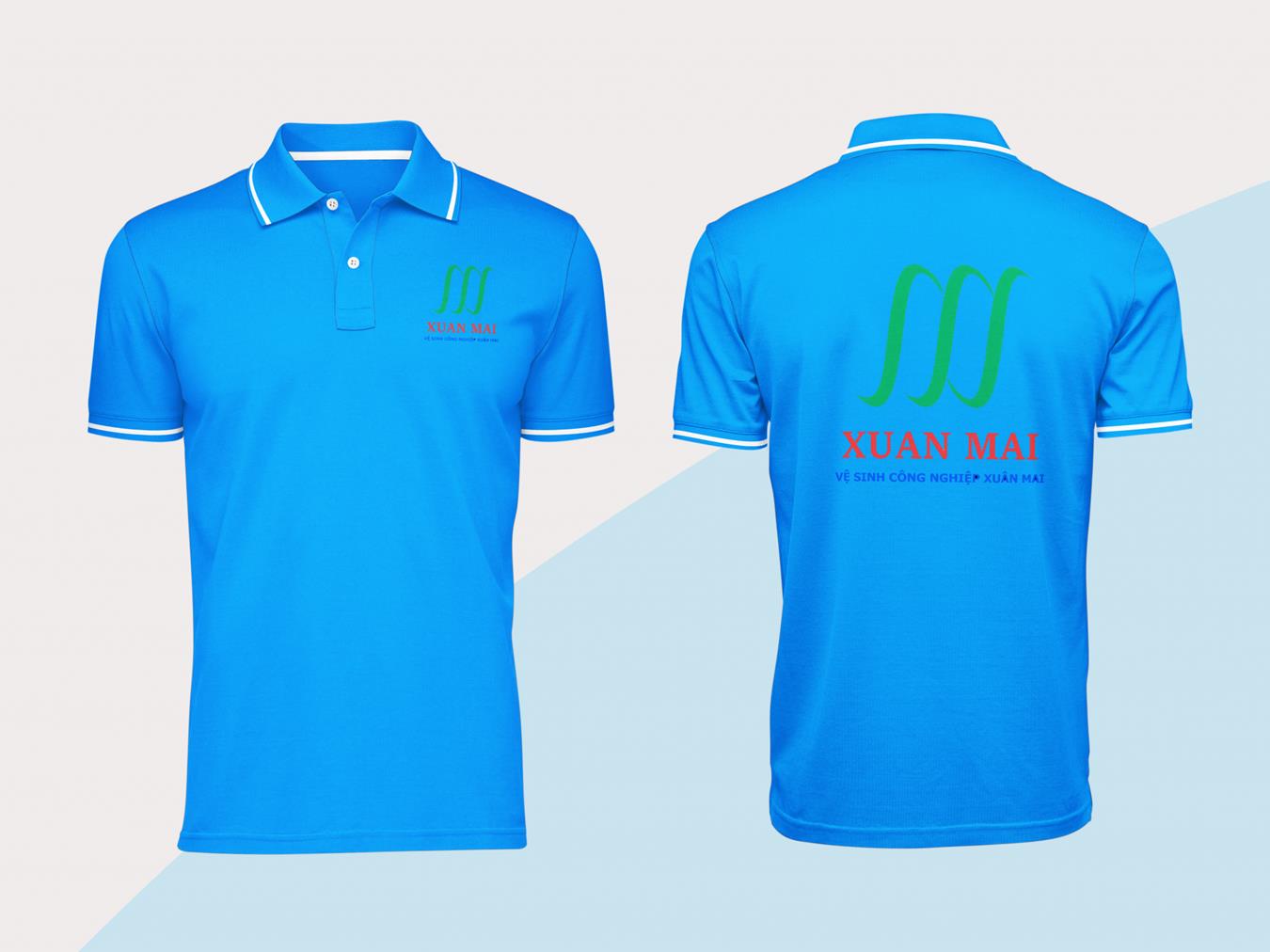 89+ Mẫu Hình Đồng Phục Áo Thun Màu Xanh Biển