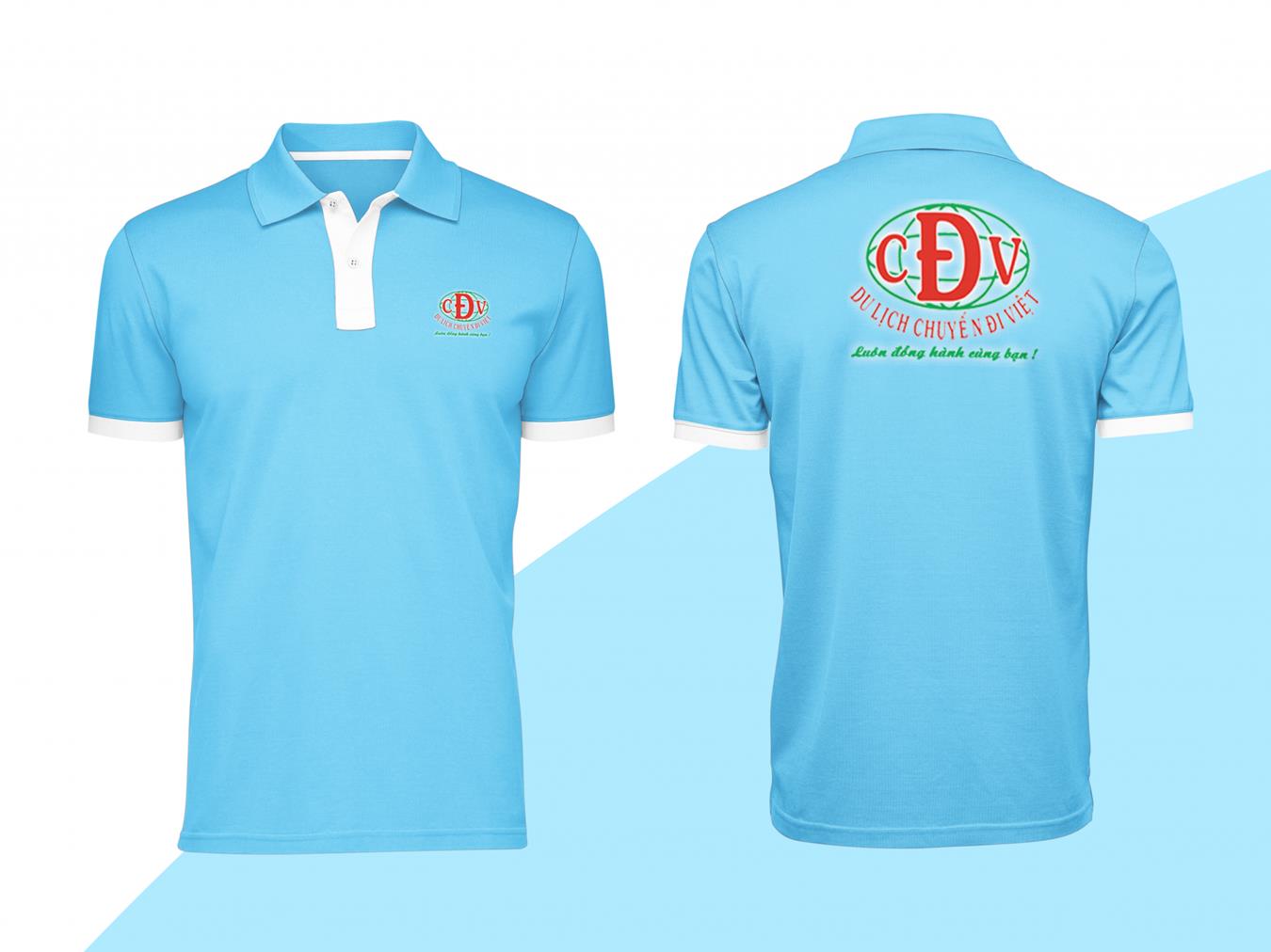 89+ Mẫu Hình Đồng Phục Áo Thun Màu Xanh Biển