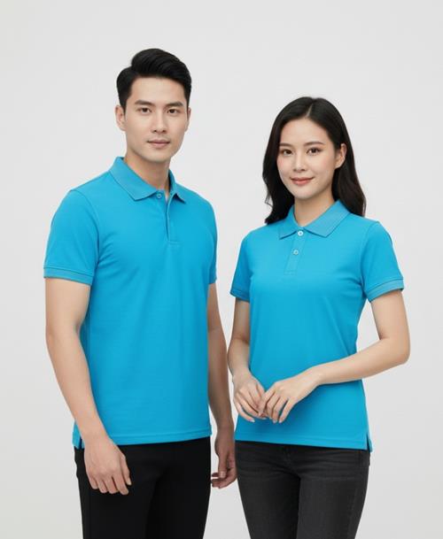 Áo Thun Polo Vải Cotton 100% Cao Cấp (Màu Xanh Yar)