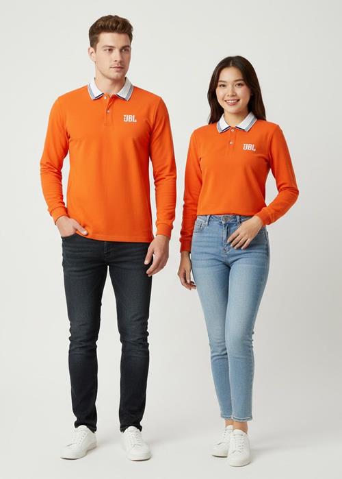 Áo thun tay dài màu cam