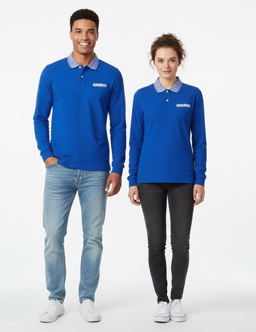 Áo thun tay dài màu xanh Yar