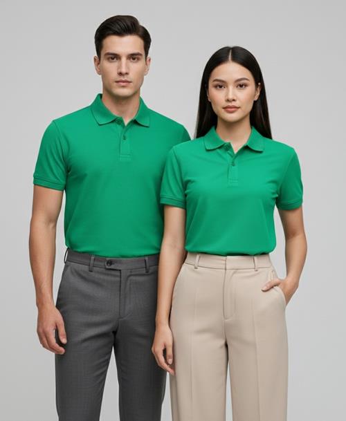 Áo Thun Vải Cotton 100% (Màu Ngọc)