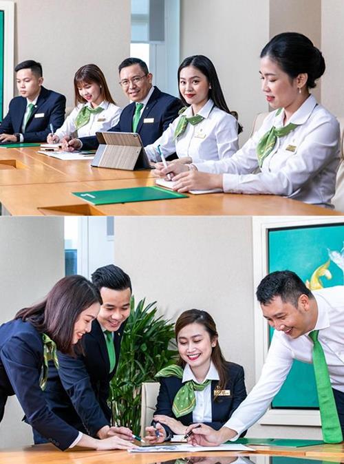 Đồng phục ngân hàng Vietcombank