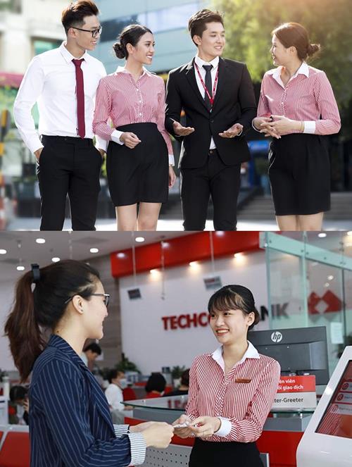 Đồng phục ngân hàng Techcombank