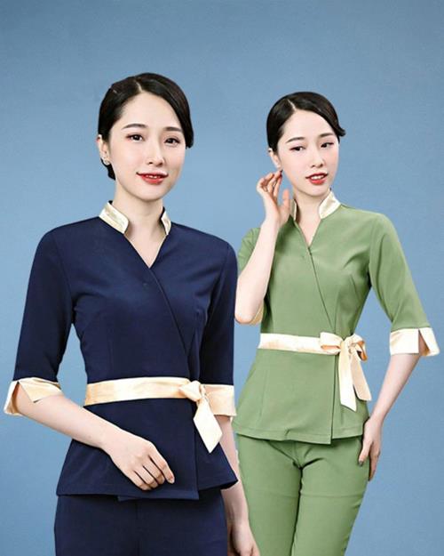Đồng phục Spa - Nails - Massage Mẫu 8