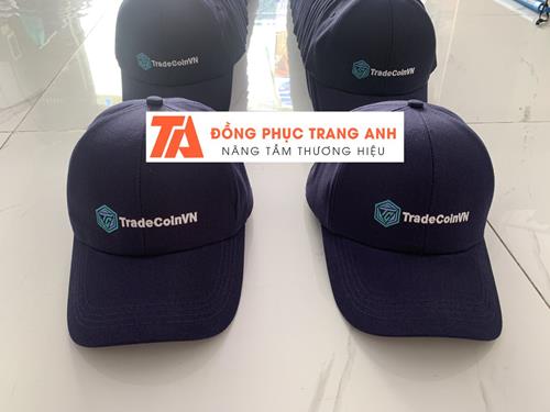 Nón Kết Thêu Logo Trade CoiVN