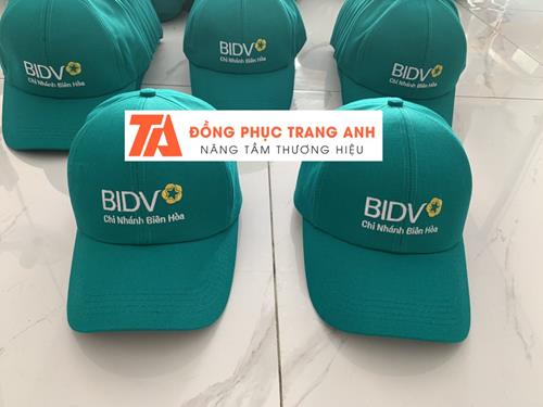 Nón Kết Thêu Logo Ngân Hàng BIDV
